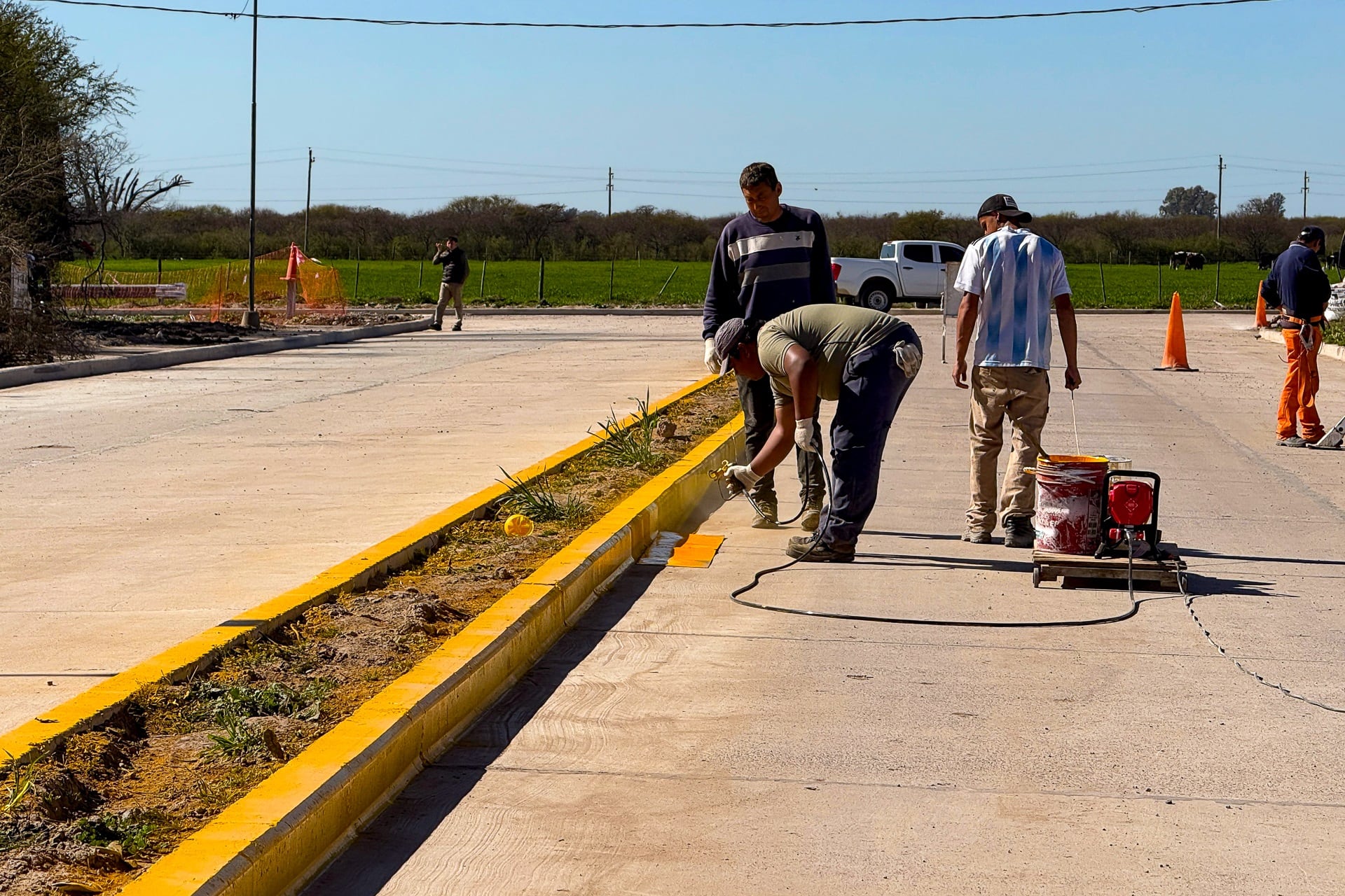 Tránsito pesado en Larroque