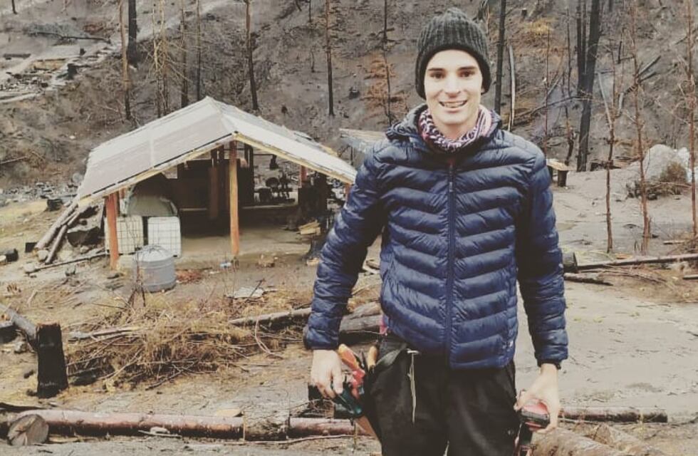 El chillarense que viajó a la Patagonia para llevar a luz a los afectados por los incendios