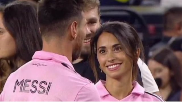 Antonela no se pierden ningún partido de su esposo.