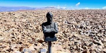 La imagen se encuentra en la cumbre del Nevado de Castilla.