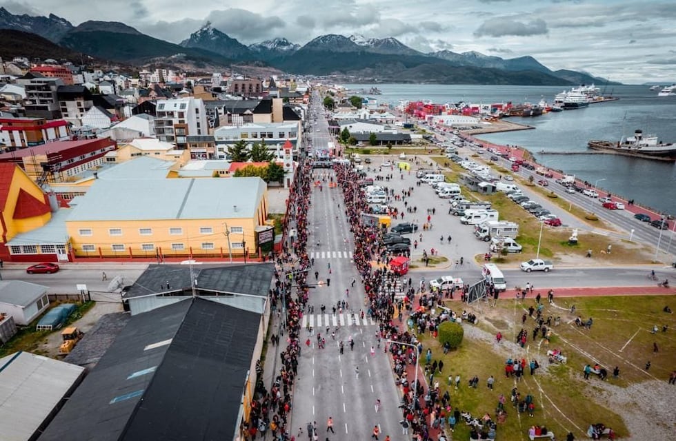 Explotó de turistas el Carnaval en Ushuaia durante el fin de semana largo