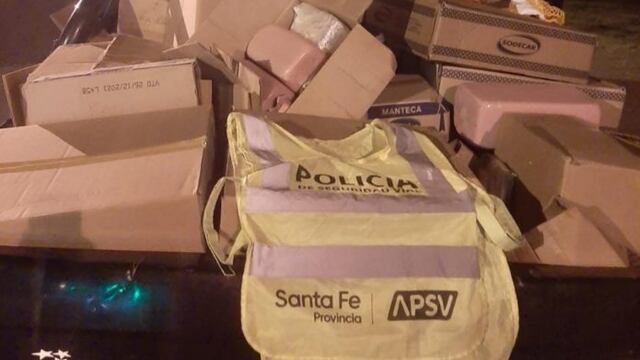 Material secuestrado por la Agencia Provincial de Seguridad Vial