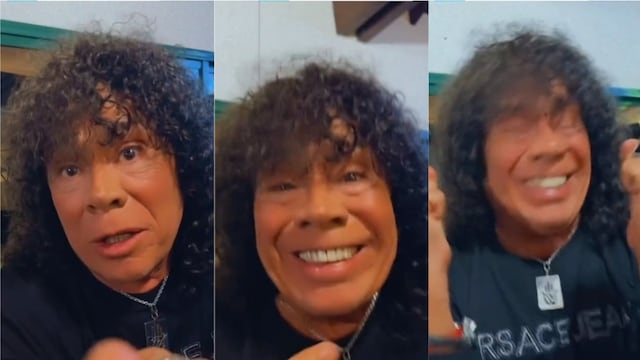 "Esos ojitos tienen lágrimas" le dijo Natalia a La Mona Jiménez y él asintió con la cabeza. ¡Un crack emocionado!