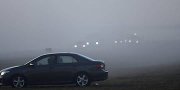 La visibilidad se redujo sensiblemenente por las malas condiciones meteorológicas y los incendios.