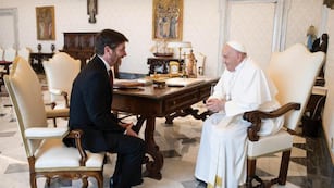 "En nombre de los magistrados y funcionarios que represento, agradezco el encuentro, cordial y cercano, con Su Santidad, que representa un hito significativo en la historia de nuestra Asociación", dijo el juez Basso.