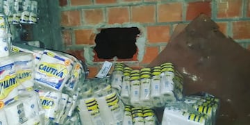 Detienen a ladrón de bebidas en Bernardo de Irigoyen.