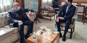 Manzur se reunió con Wado de Pedro en Buenos Aires.