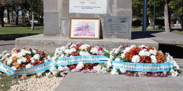 Foto Archivo: Acto Oficial por el 40º aniversario de la guerra de Malvinas, Tres Arroyos