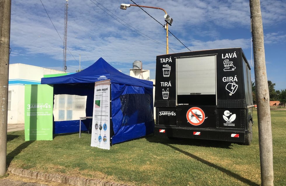 Tres Arroyos: Descacharreo en el Barrio Municipal y en la plaza España