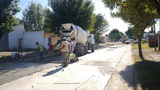Pujato continúa con el plan de pavimentación que se había propuesto