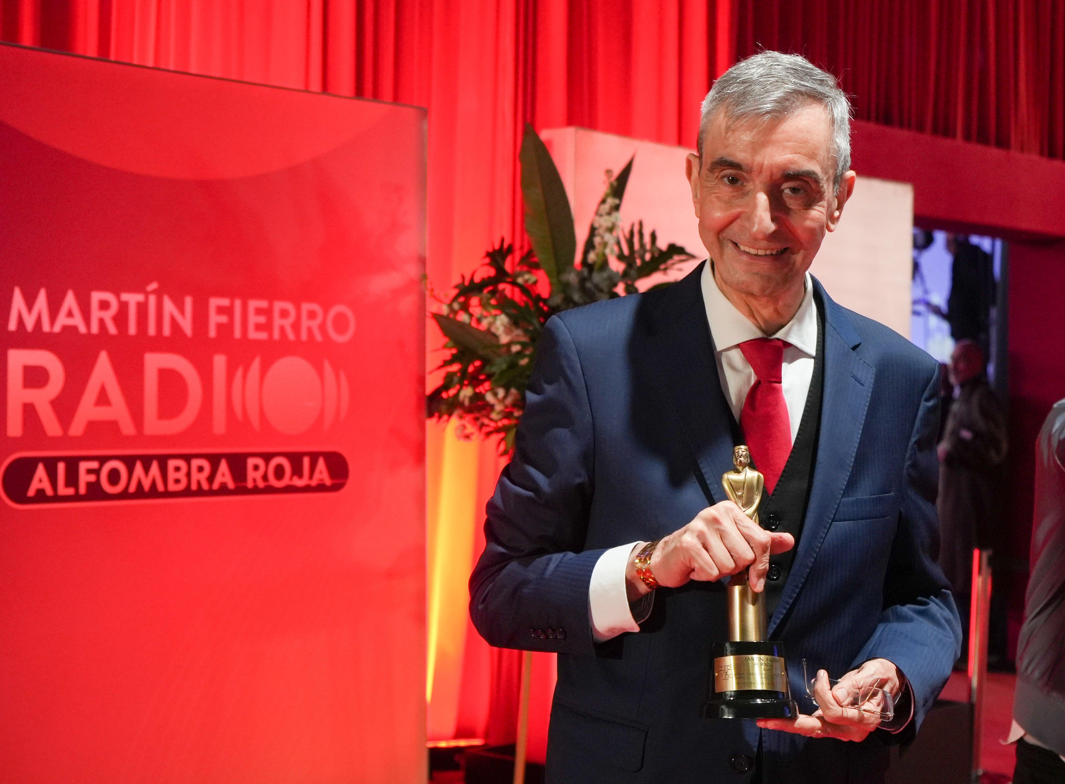 Premios Martín Fierro de la radio 2024. Nelson Castro. Foto NA: MARCELO CAPECE