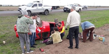 El siniestro ocurrió en la autopista Córdoba-Rosario. (La Capital)