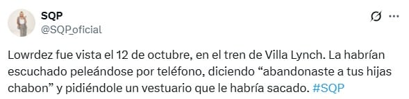 Información inédita sobre Lowrdez de Bandana.