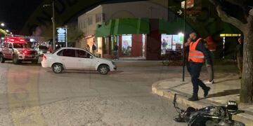 El lugar del siniestro en Inriville (Bomberos Voluntarios de Inriville).