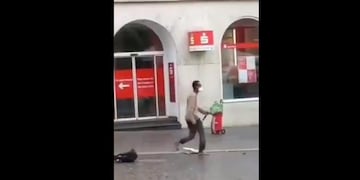 Alemania. El agresor fue detenido (Captura de video).