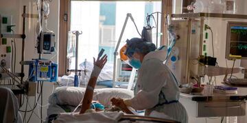 Hospitalizados por Covid-19.(AP)