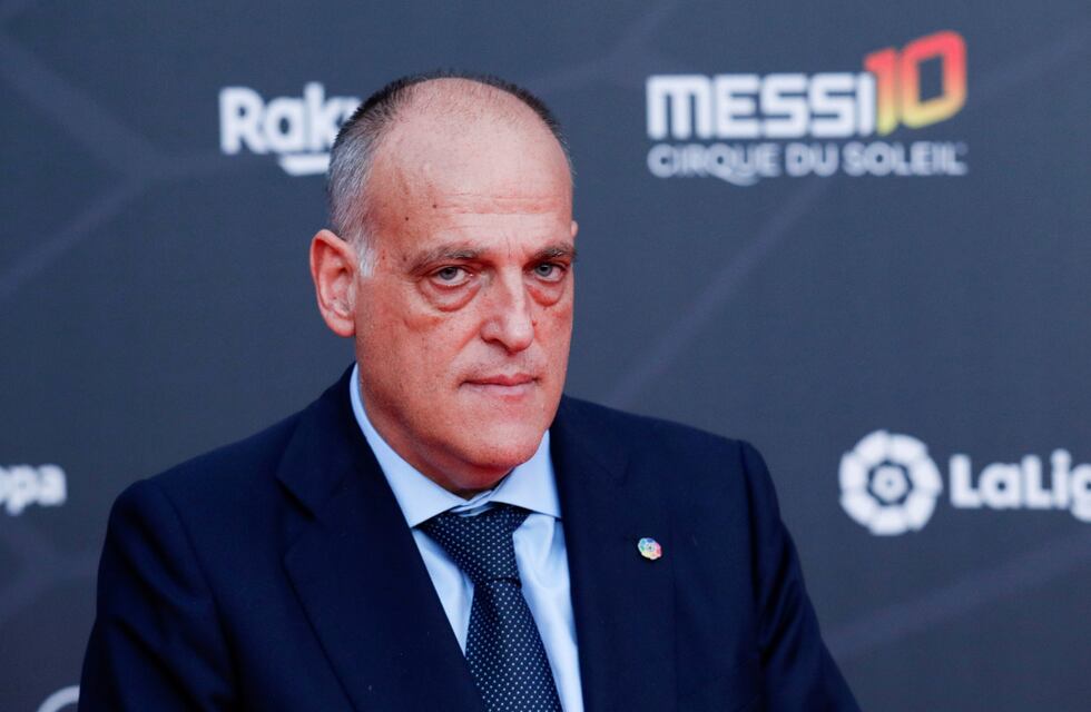 Javier Tebas desmintió a Joan Laporta tras sus críticas a La Liga en la negociación con Lionel Messi