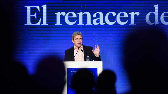 El ministro de Economía, Luis Caputo. (NA)