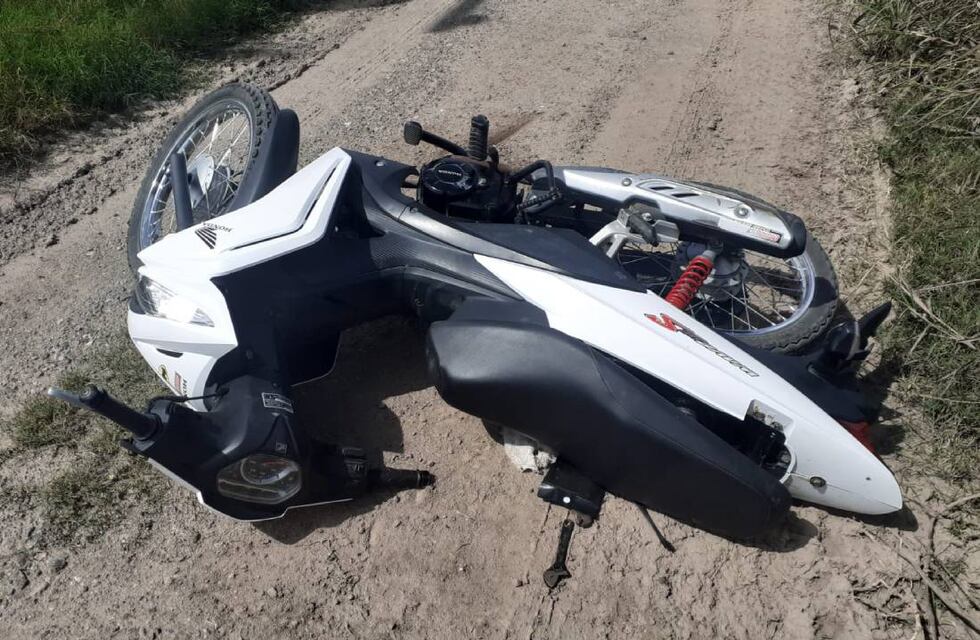 Usaron cámaras de seguridad y un drone para recuperar una moto