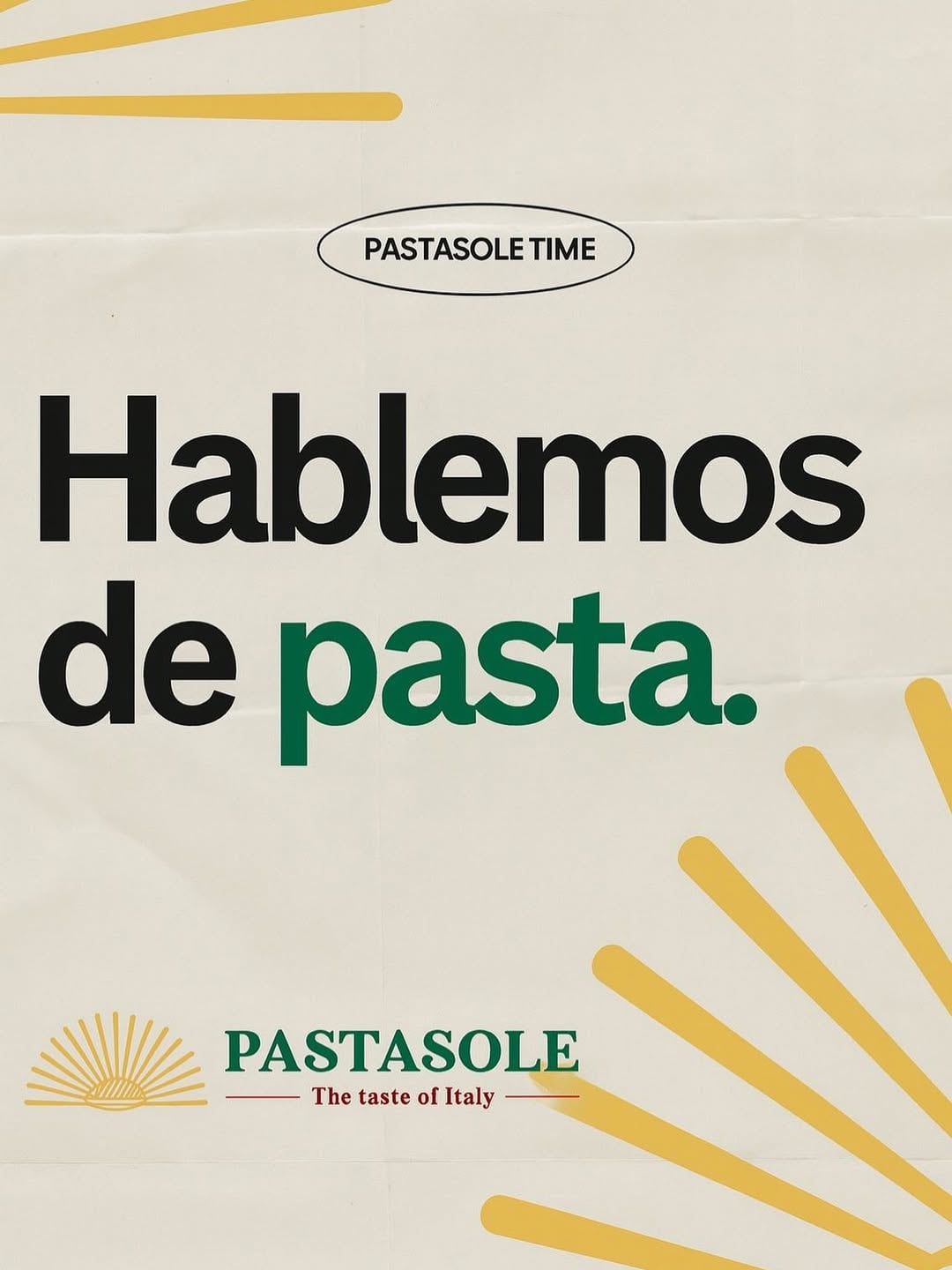 Pastasole, el nuevo emprendimiento de Rusherking.