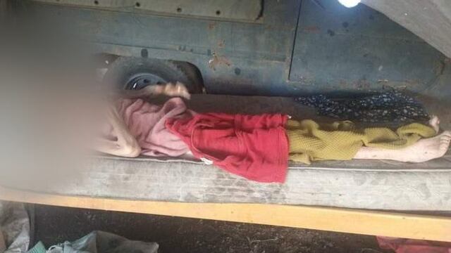 Encontraron a una mujer de 92 años desnutrida.