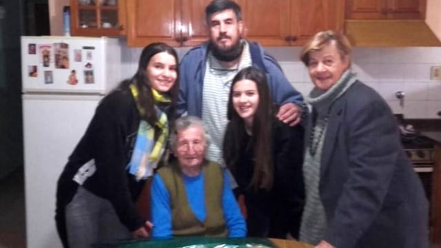Onorina cumple 108 años, en Río Tercero, donde se radicó a sus 20 años, recién llegada de Italia.