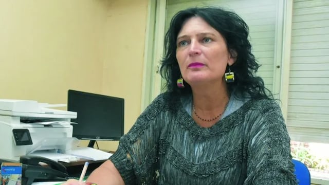 La funcionara nacional Alicia Peressutti, quedó detenida este viernes por diversas causas. Gentileza: Frontera del Sur.