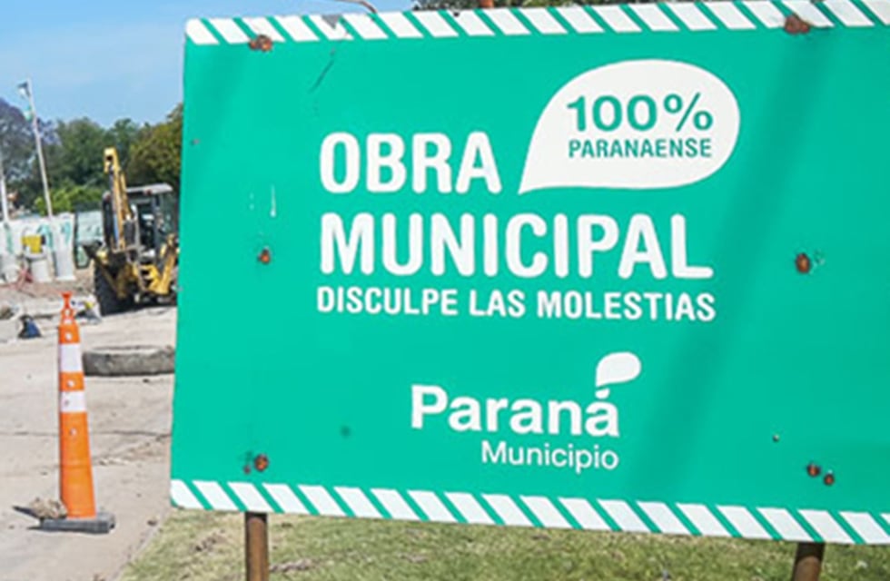 Avanzan las obras de repavimentación en la zona oeste de Paraná