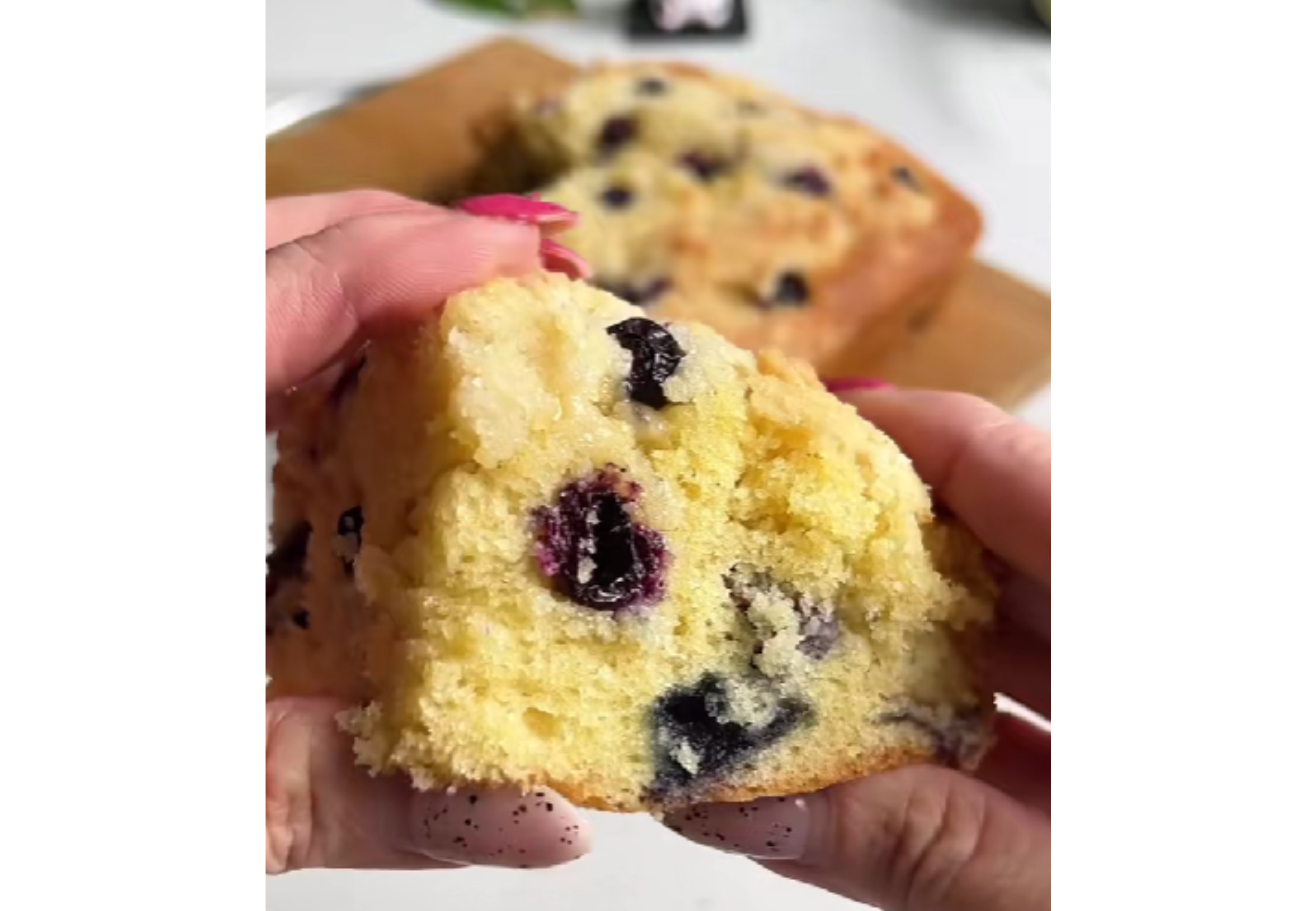 Así de esponjosa queda la torta.