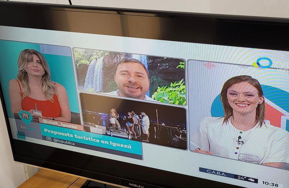 El destino Puerto Iguazú fue destacado en el programa “En Casa” de Canal 7 Tv Pública