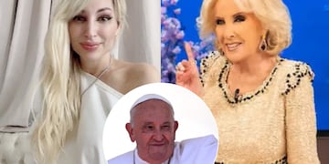 El desagradable comentario de Mirtha Legrand a Vicky Xipolitakis por cómo se vistió para conocer al Papa.