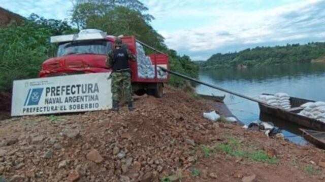 Secuestran contrabando de granos en El Soberbio.
