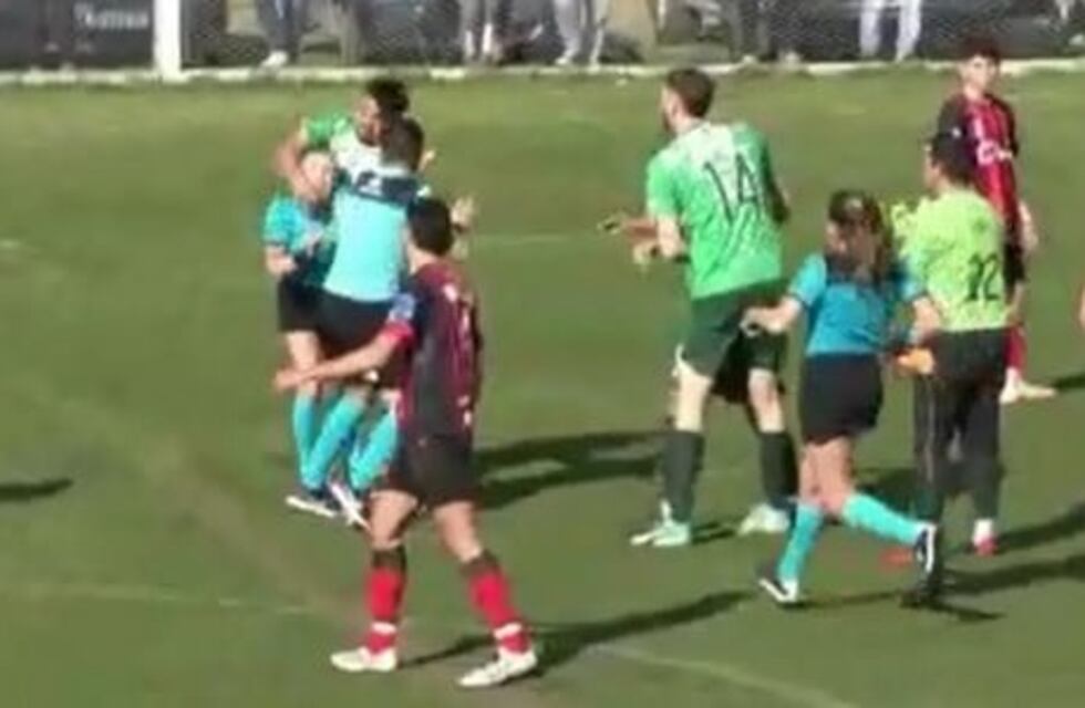 Quedó en libertad el jugador de Garmense que agredió a una árbitro