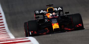 El Red Bull-Honda de Verstappen manda en Austin, Texas.