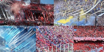 Hinchadas argentinas.