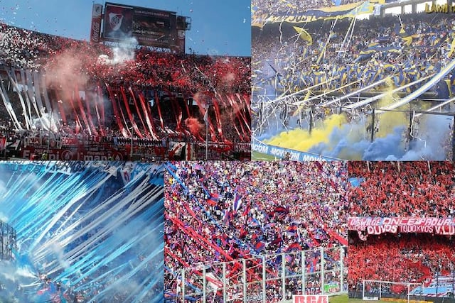 Hinchadas argentinas.