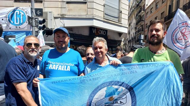 Representantes de la Asociación de Personal Jerarquizado en Buenos Aires