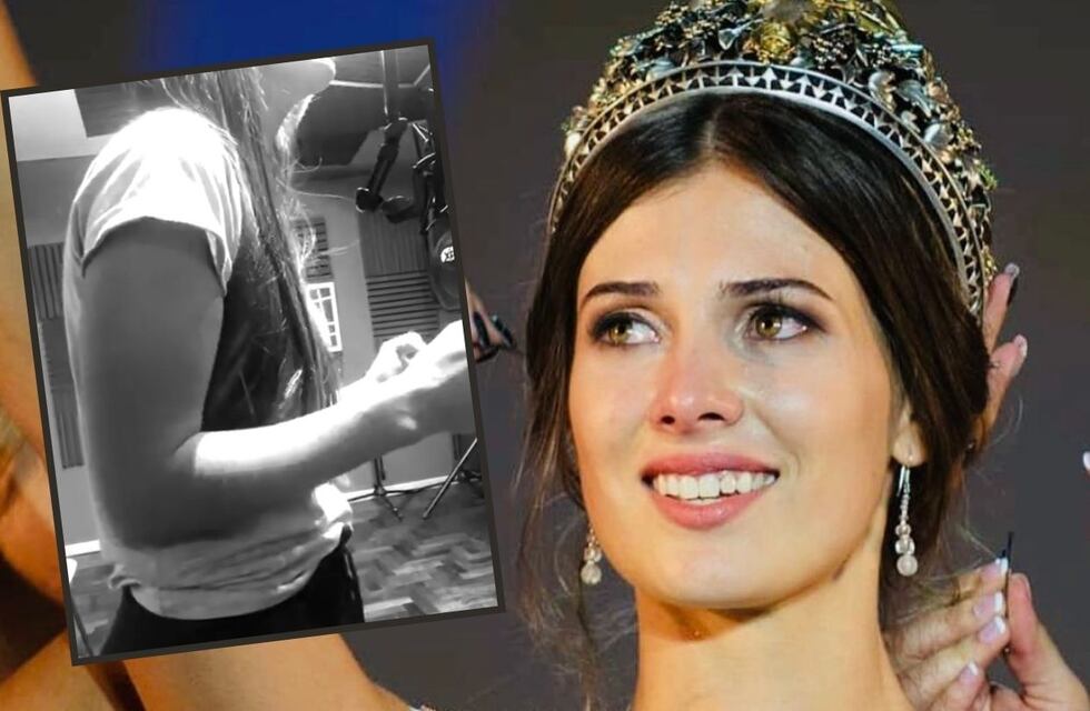 La reina de la Vendimia grabó el canto a la Virgen de la Carrodilla y emocionó con su dulce voz