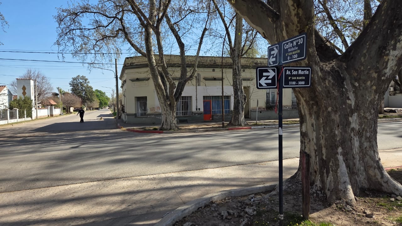 La vivienda clausurada.