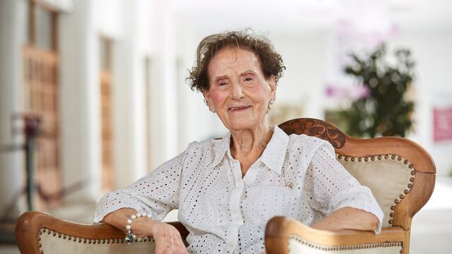 Josefina Di Pietro, Reina Nacional de la Vendimia 1946. (Gentileza Municipalidad de Las Heras / Marcelo Aguilar)