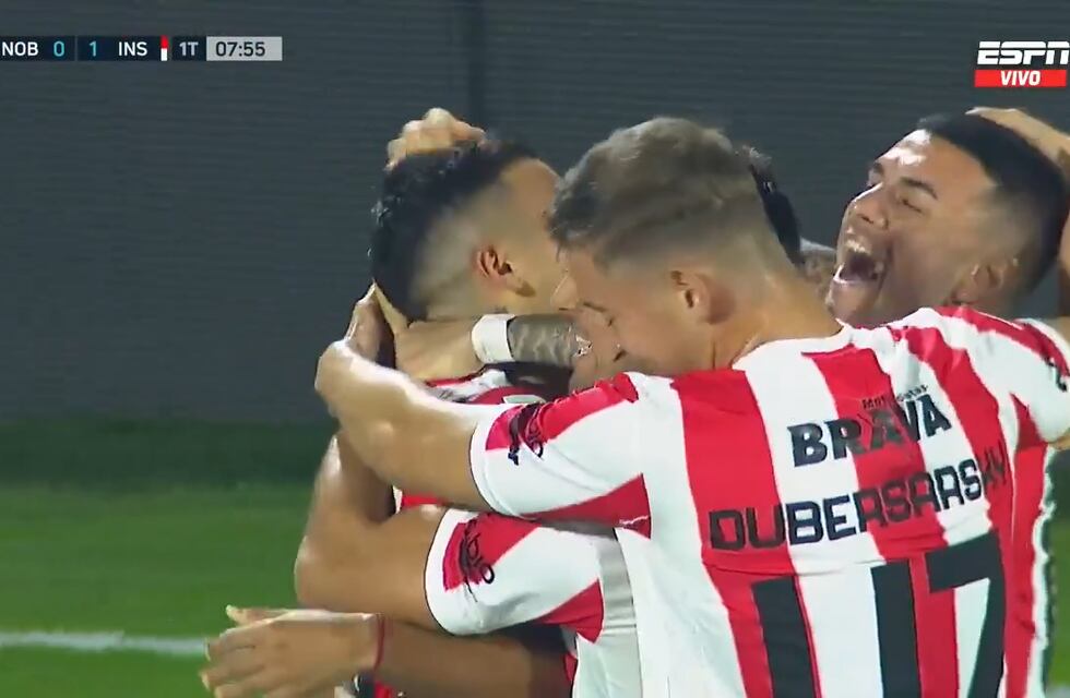 Golazo de Instituto para romper el cero en Rosario; y festejó también por el VAR