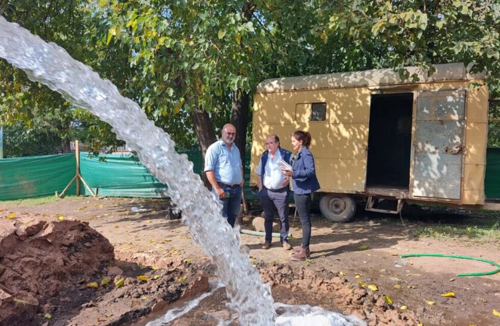 SAT concluyó la primera etapa del nuevo pozo de agua para Villa Alem