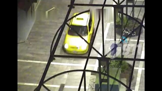 El hombre a bordo del taxi fue detenido en el barrio Gral. Deheza. (Captura)