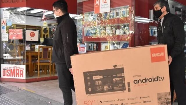 El tele de 55 pulgadas es el más elegido por los sanjuaninos.