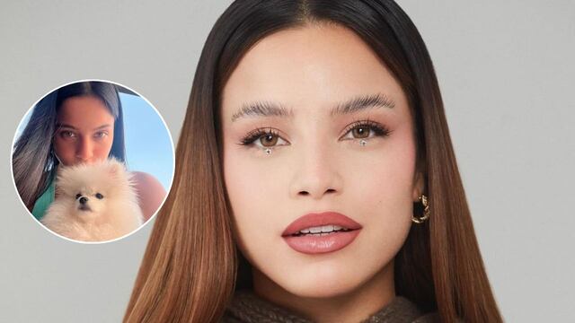 Como su dueña: la perrita de Emilia Mernes también usa Louis Vuitton