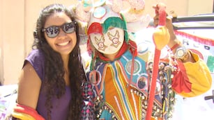 El Pujllay, un diablo alegre del carnaval, es personaje central en los tradicionales festejos de estos días en Jujuy.