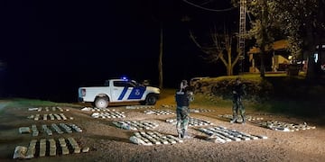 Incautaron más de 250 kilogramos de marihuana en Corpus.