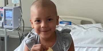 Ella es Alma, la pequeña mendocina que anhela conocer a su músico preferido.