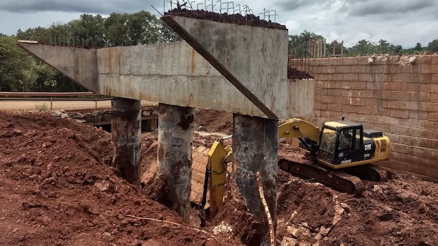 Vialidad construye un puente nuevo en la Ruta Provincial 19
