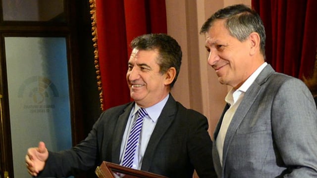 Urribarri y Pedro Báez, uno de los acusados.